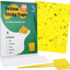 KGK Sticky Traps - 30 Pack, Dual-Sided Yellow Sticky Traps for Fungus Gnats, Aphids, and Other Flying Plant Insects - 6x8 Inches (Twist Ties and Holders Included)