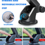 Phone Holder for Car, 3-In-1 Universal Car Phone Mount, Adjustable Dashboard Windshield Air Vent Car Phone Holder