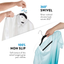 Zober Non-Slip Velvet Hangers - Suit Hangers (50-pack) Ultra Thin Space Saving 360 Degree Swivel Hook Strong and Durable Clothes Hangers Hold Up-To 10 Lbs, for Coats, Jackets, Pants, & Dress Clothes