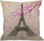 HGOD DESIGNS Polka Dots Decorative Throw Pillow Cover Case,Brush Strokes Dots Cotton Linen Outdoor Pillow Cases Square Standard Cushion Covers for Sofa Couch Bed Car 18X18 Inch Black