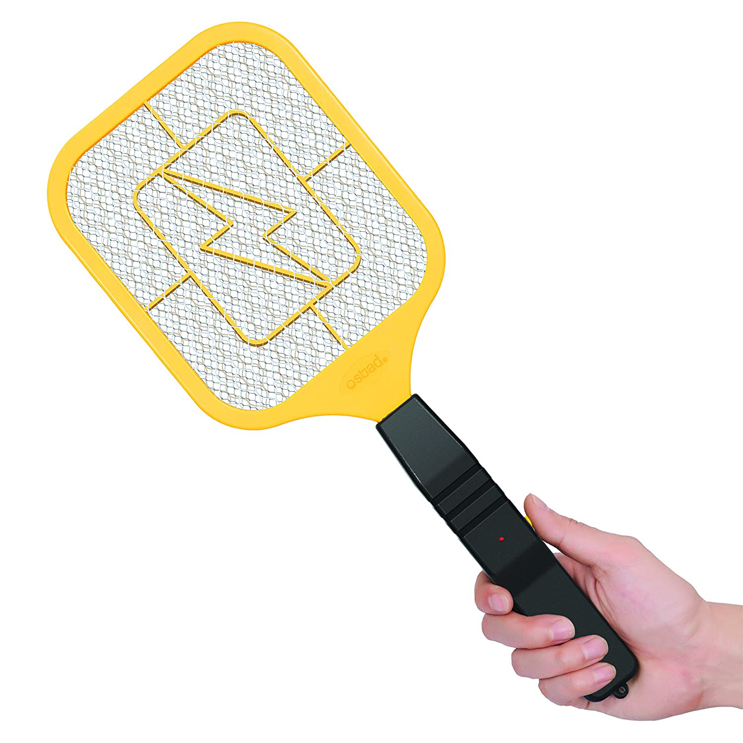 Ostad Electric Fly Swatter Racket – Bug Zapper Racquet – Handheld Bug, Insects, Fly & Mosquito Zapper Racket Killer for Indoor and Outdoor – AA Batteries Included