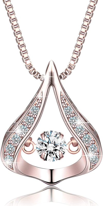 Jewelry Pendants Necklace Drop-Shaped Platinum Plating Set Auger
