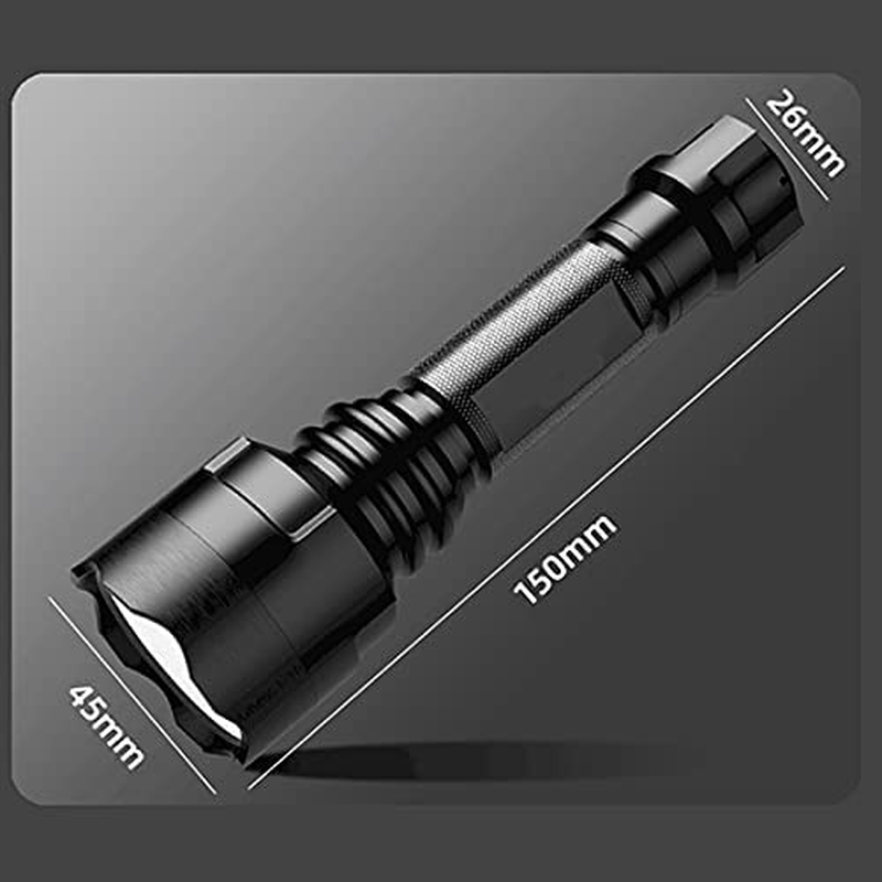Super Bright Led L2 Flashlight [2 Pack] , 5 Lighting Modes Tactical Flashlights, Aluminum Alloy Water Resistant Led Torch, Camping Accessories, Outdoor Gear, Emergency