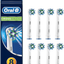 Oral-B Genuine CrossAction Replacement White Toothbrush Heads, Refills for Electric Toothbrush, Angled Bristles