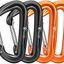 Favofit Carabiner Clips, 4 Pack, 12KN (2697 Lbs) Heavy Duty Caribeaners for Camping, Hiking, Outdoor and Gym Etc, Small Carabiners for Dog Leash and Harness, Black and Orange