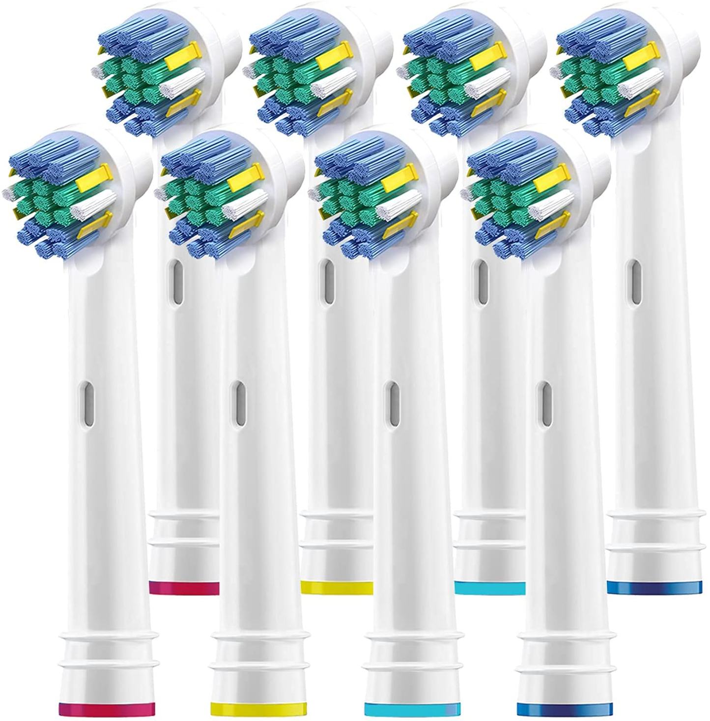 Replacement Brush Heads for Oral B Braun- Compatible with Oral-B White, Power, Clean, Kids, Soft, Black, Action, and more