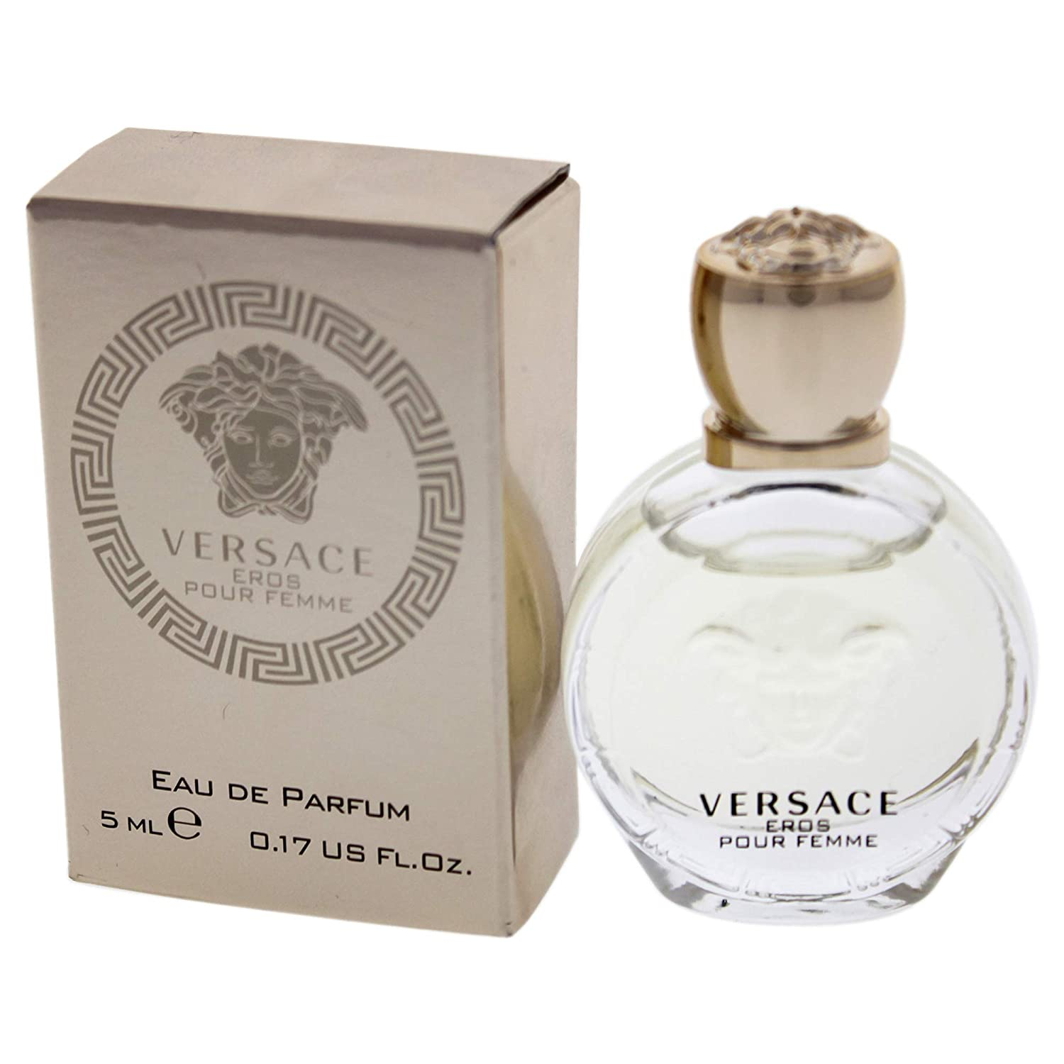 Versace Eros Pour Femme Women'S Edp Splash, 0.17 Ounce