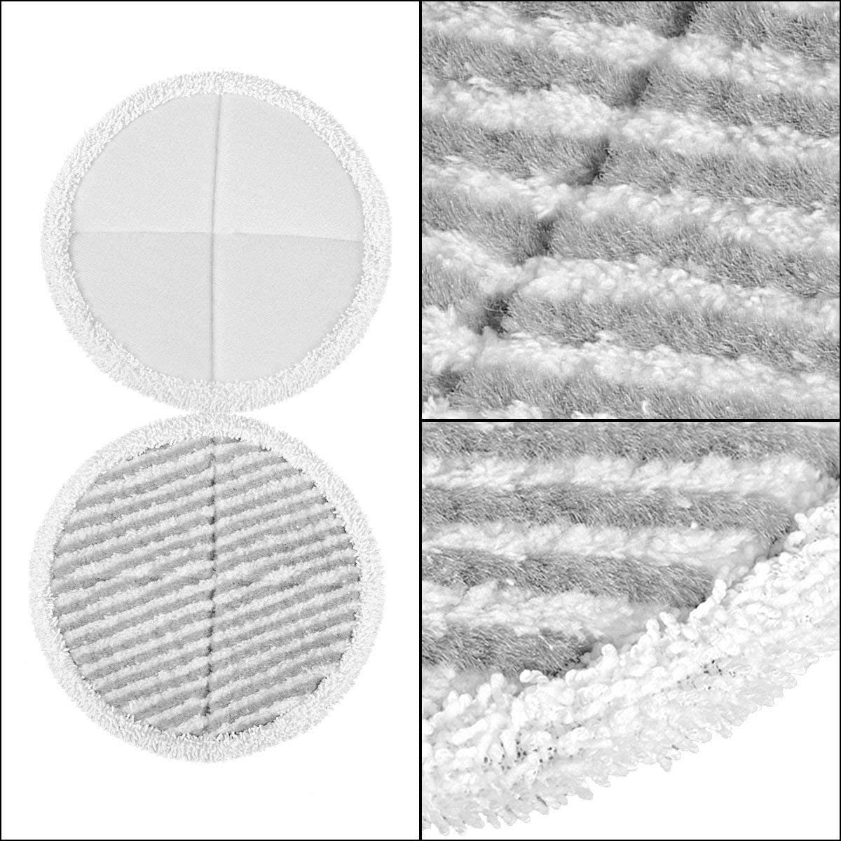 Ximoon Replacement Bissel Spinwave Mop Pads for 2039A 2039 20391 20395 2307 2315A 2039Q 2039T 2039W Powered Rotating Mop,Fit 1611297 & 1611298-4 Pack