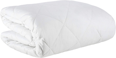 Mea Cama Quilted Mattress Topper Pad Fitted Cover - Fits 16 inch Deep Mattress (Cal King)