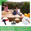 TEUVO Non Slip Mattress Pad, Keep Mattress in Place for a Great Night’s Sleep, Premium Hook and Loop Tape with Adhesive for Mattresses with Smooth Surfaces, DIY 11 cm Wide and 2 M Long