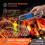 Trofoty Digital Instant Read Meat Thermometer, Waterproof Auto-Off Thermometer with Folding Probe and Electric Backlight for Kitchen Food Cooking Grilling Outdoor BBQ Grill Oil Deep Fry Beef Turkey