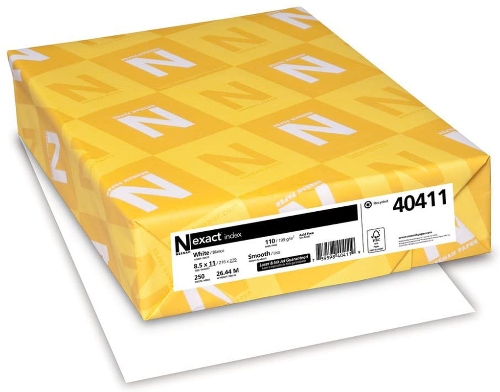 Neenah Paper Multiple Sizes Available