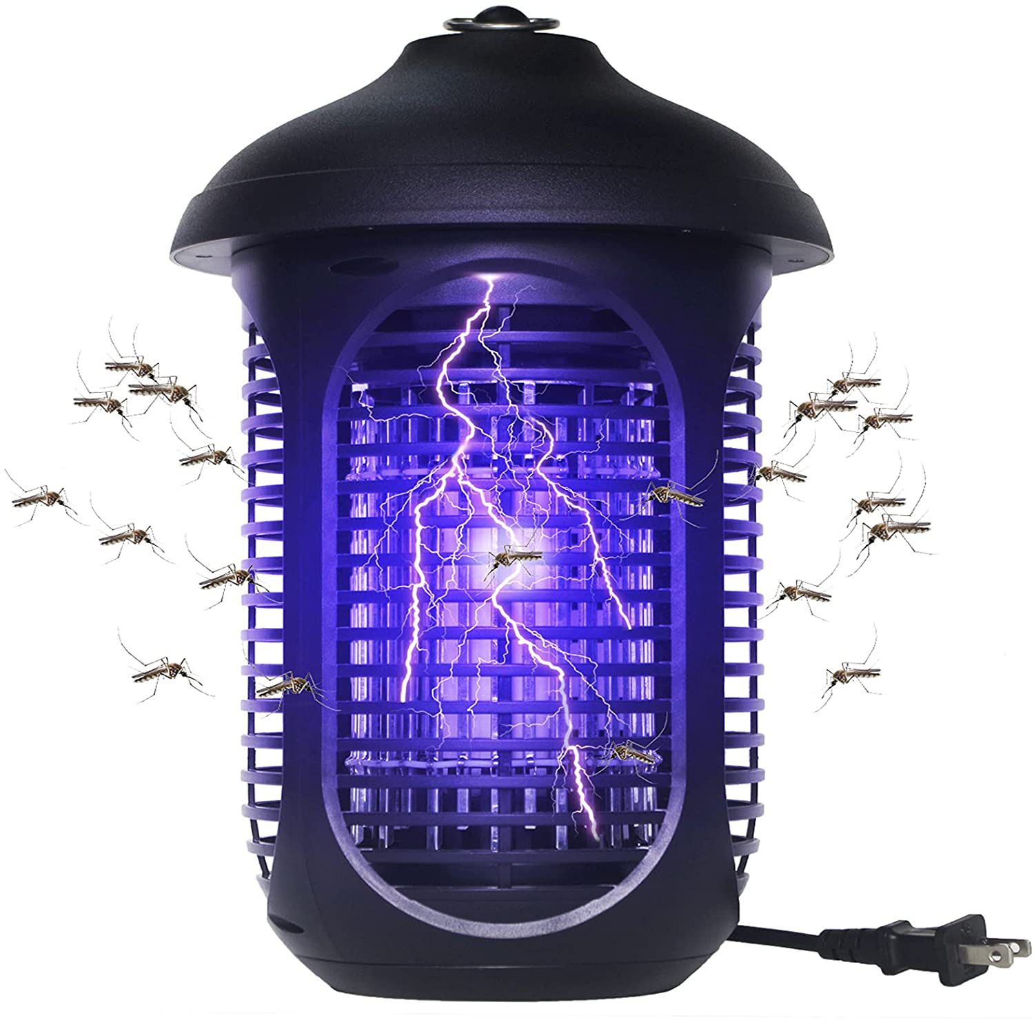 VANELC Bug Zapper Outdoor, 4000V/20W Electronic Mosquito Zapper, High Powered Pest Trap Waterproof for Fly Gnat Moth, Insect Killer Catcher for Home Kitchen Patio Garden Camping