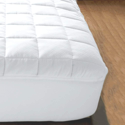 Quilted Fitted Mattress Pad Soft Mattress Topper Padded Cover Stretches (Twin)