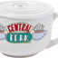Silver Buffalo FRIENDS Central Perk Black Ceramic Mug Oversized for Coffee, Soup, 24 Ounces