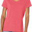 Hanes Women's X-Temp Short Sleeve V-Neck Tee with FreshIQ