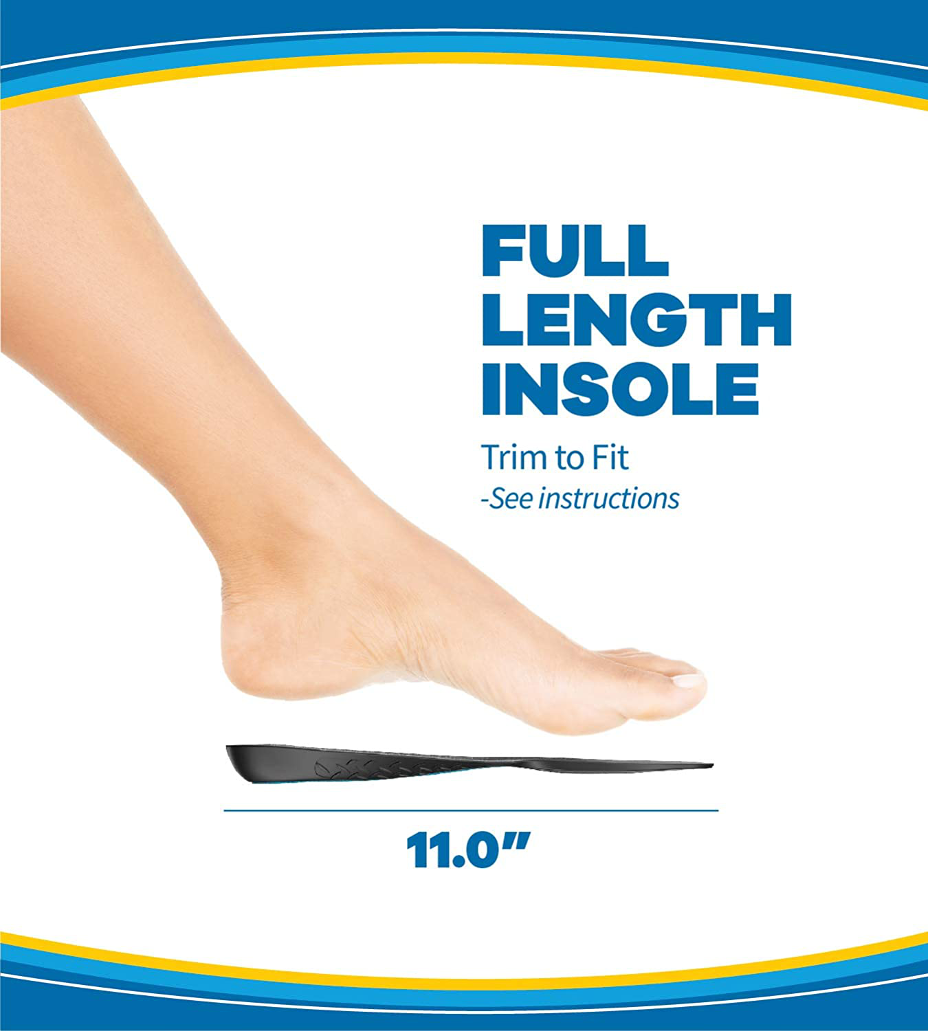 Dr. Scholl's Work Insoles All-Day Shock Absorption and Reinforced Arch Support that Fits in Work Boots and More 