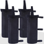 ABCCANOPY 112 LBS Outdoor Pop Up Canopy Tent Gazebo Weight Sand Bag Anchor Kit-4 Pack (Black)