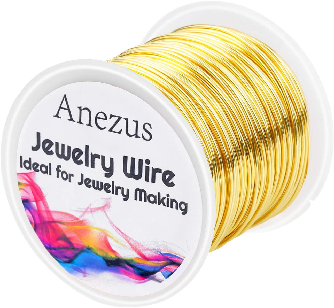 20 Gauge Jewelry Wire, Anezus Craft Wire Tarnish Resistant Copper Beading Wire for Jewelry Making Supplies and Crafting