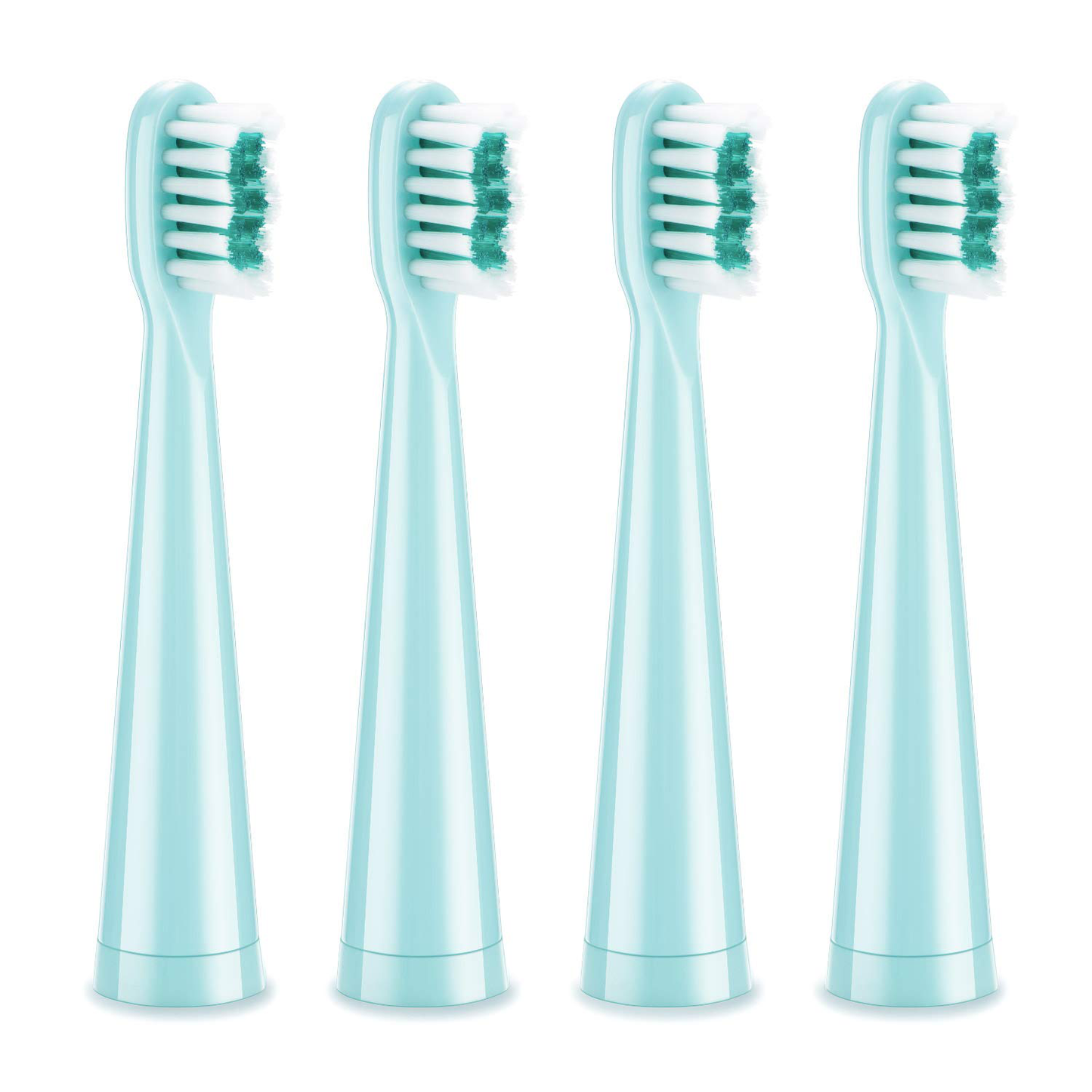 Toothbrush Replacement Heads - 7X More Plaque Removal, 3D Curved Soft Bristles, Comfortable & Efficient Clean Teeth, Perfect for Kid Small Mouth