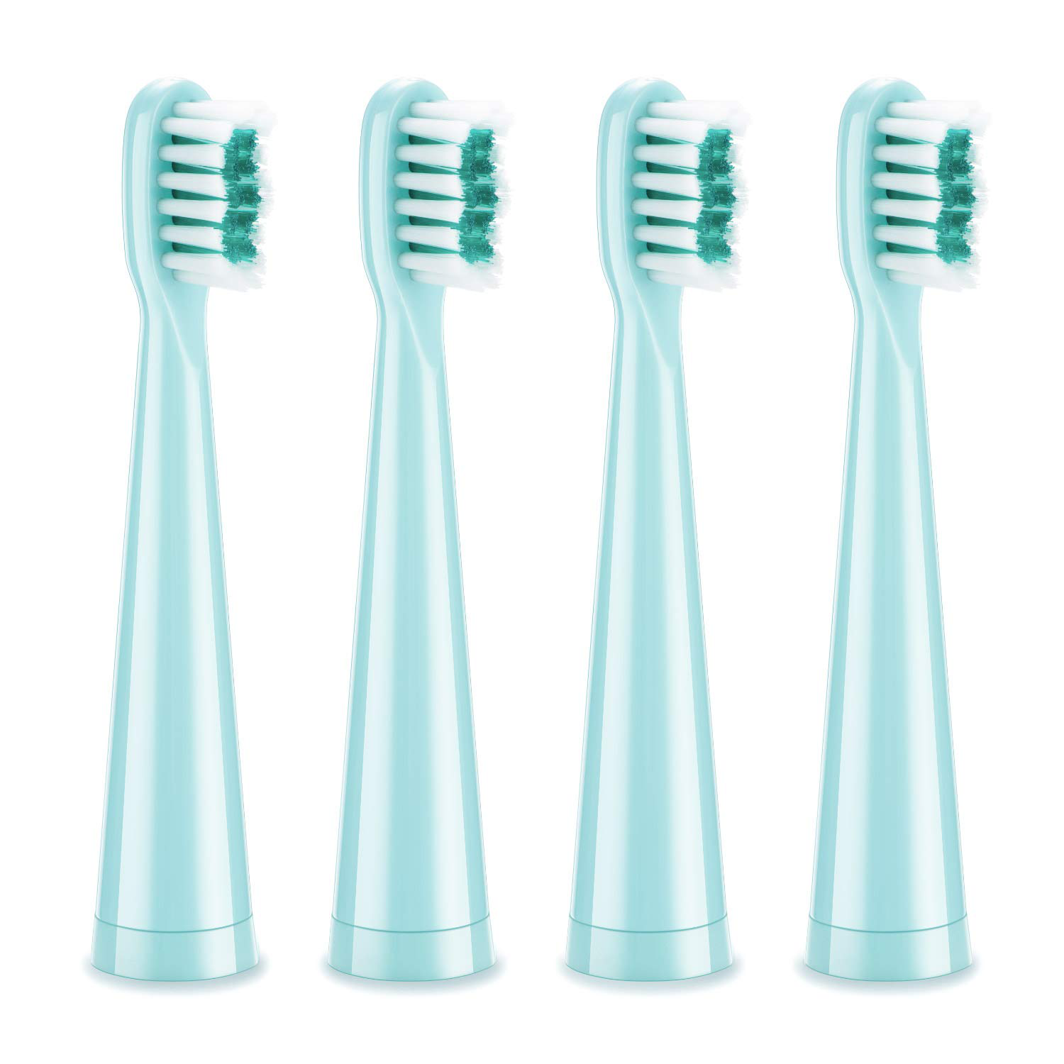 Toothbrush Replacement Heads - 7X More Plaque Removal, 3D Curved Soft Bristles, Comfortable & Efficient Clean Teeth, Perfect for Kid Small Mouth