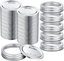 45- Count Regular Mouth Canning Lids with 5 Count Rings for Ball, Kerr Jars - Split-Type Metal Mason Jar Lids for Canning - Food Grade Material, 100% Fit & Airtight for Regular Mouth Jars