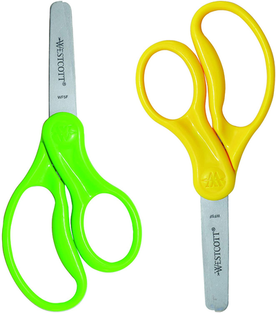 Westcott Right- & Left-Handed Scissors For Kids Assorted, 2 Pack