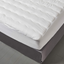 kathy ireland Microfiber Waterproof Mattress Pad (Topper) - 18'' Stretchable Pocket, Twin, White