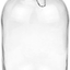 Folinstall 128 FL OZ Round Glass Canning Jar, Wide Mouth Mason jars with Clip Top Lids for Bathroom or Kitchen - Food Storage Containers, Clear, 1 Gallon (Include 1 Piece Replacement Gaskets)