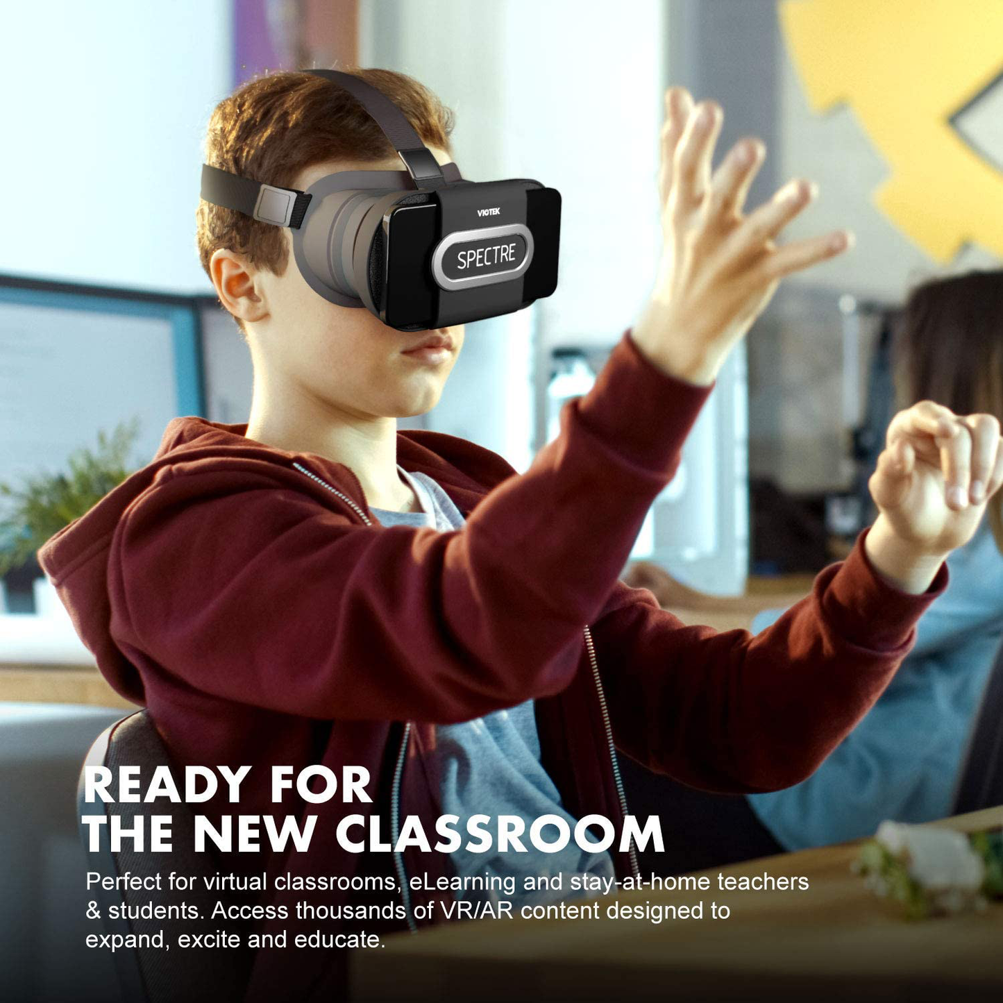 Foldable, Lightweight & Comfortable  VR Headset for Smartphones (4.5 to 6 Inches)