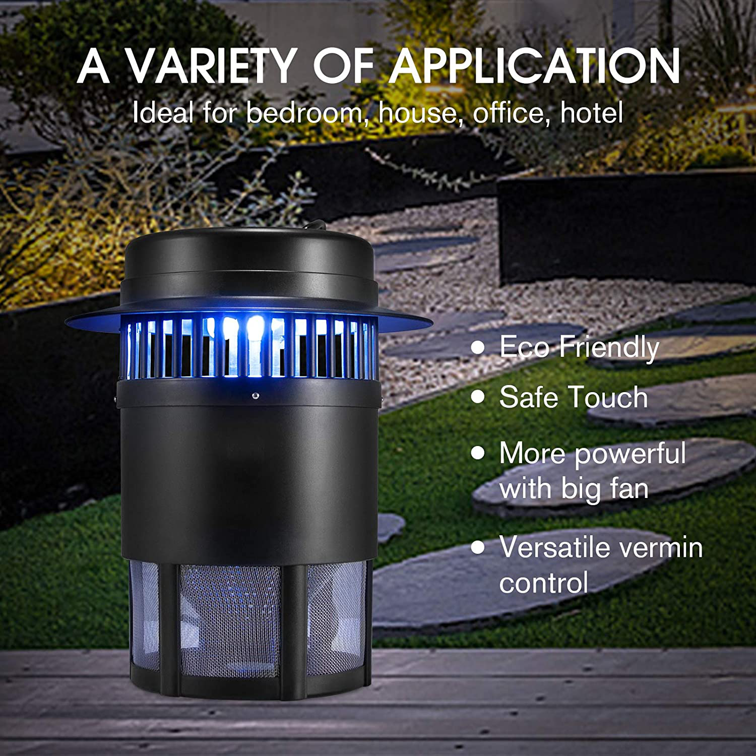 mafiti Bug Zapper Electric Insect Control Fruit Fly Pest Trap Mosquito Killer Gnats Drain Flies Kitchen Catcher Indoor Home