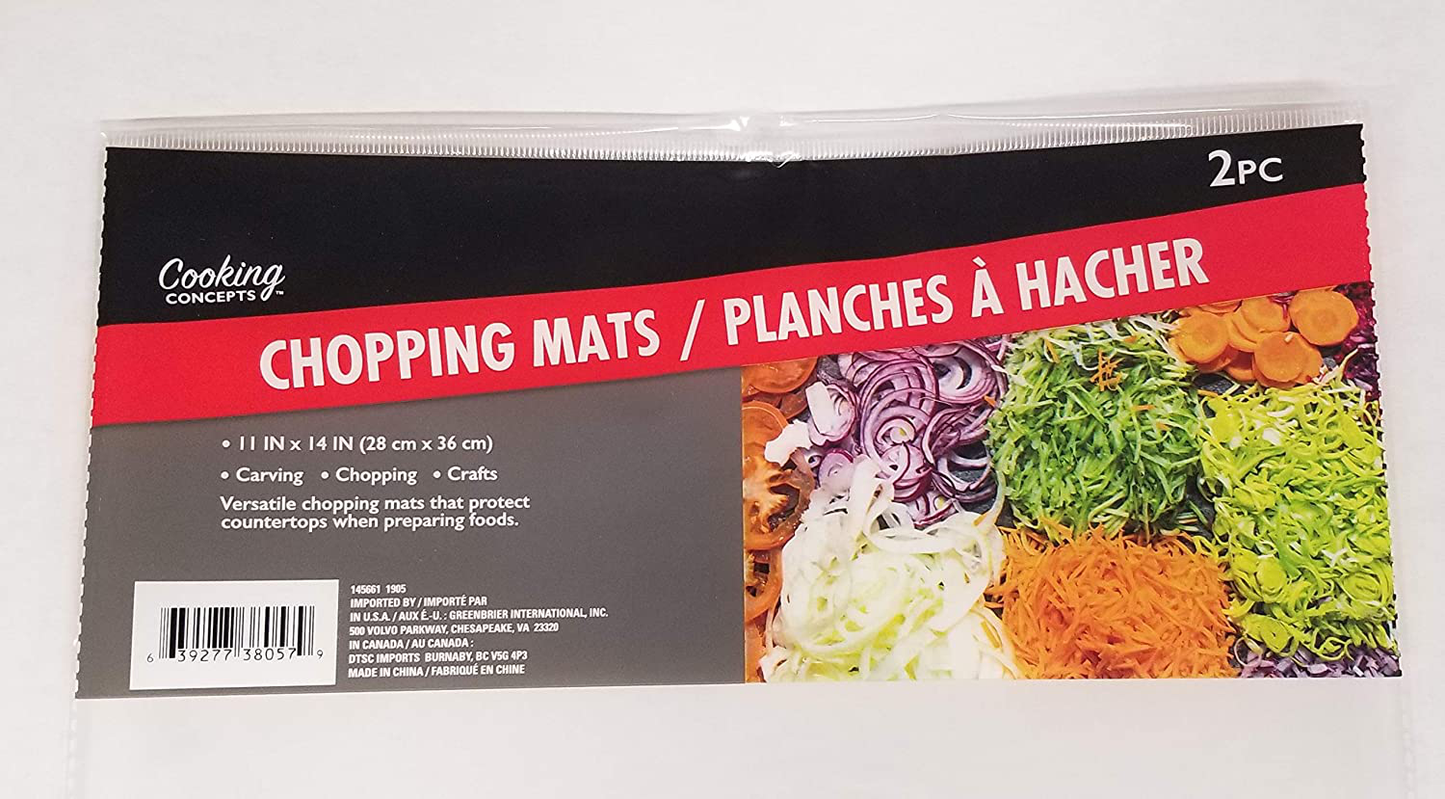 Cooking Concepts Chopping Mats 6 pcs / Planches a Hacher 6 Pack
