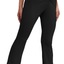 SheIn Women's Cut Out High Elastic Waist Long Pants Flare Leg Solid Trousers