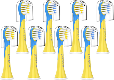 8 Pack Kids Replacement Toothbrush Heads Compatible with Philips Sonicare HX6032/94, HX6340, HX6321, HX6330,HX6331, HX6320, HX6034