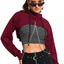 SweatyRocks Women's Solid Black Long Sleeve Pullover Crop Top Hoodie