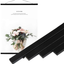 Miaowater 2 Pack Magnetic Poster Frame Hanger,10x14 10x20 10x13 Light Wood Wooden Magnet Frames Hangers for Photo Picture Art Canvas Print Artwork Wall Hanging Black 10''