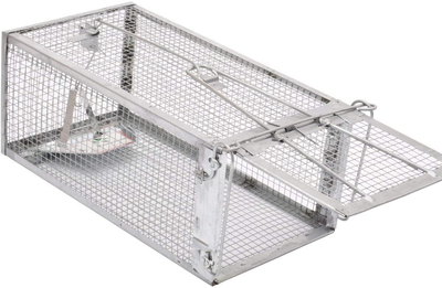 Kensizer Humane Rat Trap, Chipmunk Rodent Trap That Work for Indoor and Outdoor Small Animal - Mouse Voles Hamsters Live Cage Catch and Release