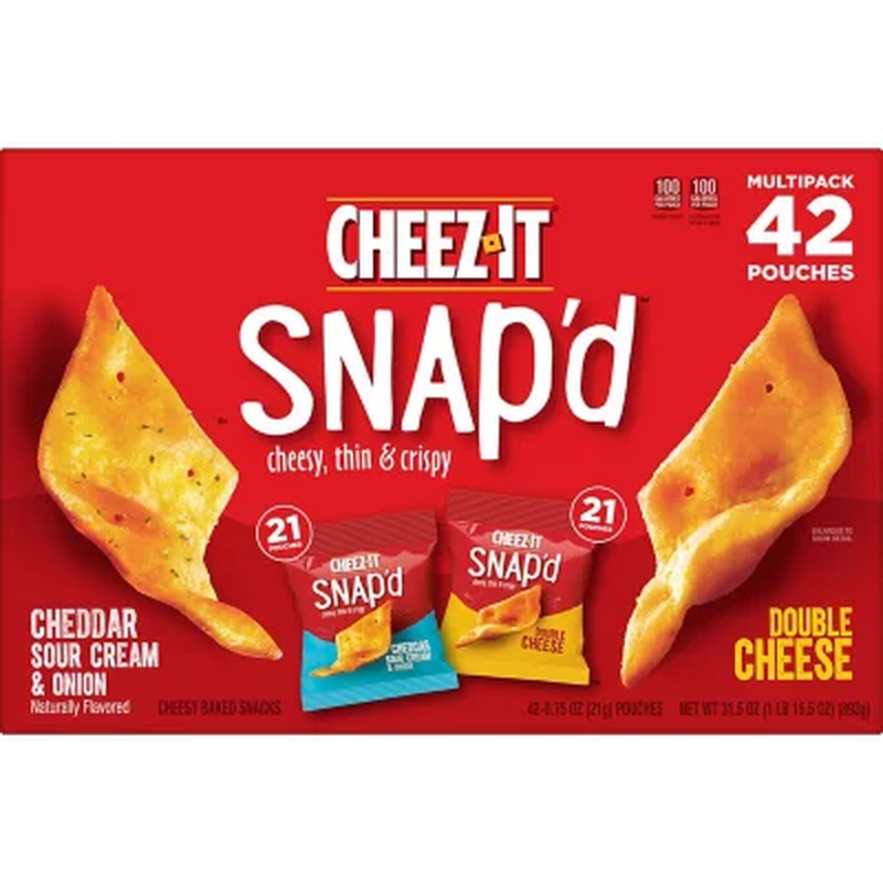 Cheez-It Snap D, Variety Pack (0.75 Oz., 42 Pk.)