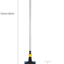 Yocada Looped-End String Wet Mop Heavy Duty Cotton Mop Commercial Industrial Grade Iron Pole Jaw Clamp Floor Cleaning 52in Long