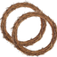 Natural Grapevine Wreaths, Vine Branch Wreath Garland for DIY Christmas Craft Rattan Front Door Wall Hanging Holiday Party Decors (4 Inch, 4 Pack)