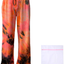 iniber Women's Comfy Pajama Pants Casual Lounge Pant Wide Leg Stretch Drawstring Palazzo with Laundry Bag