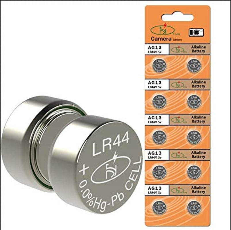 AG13 A76 303 LR44 Button Cell Battery-50Pack