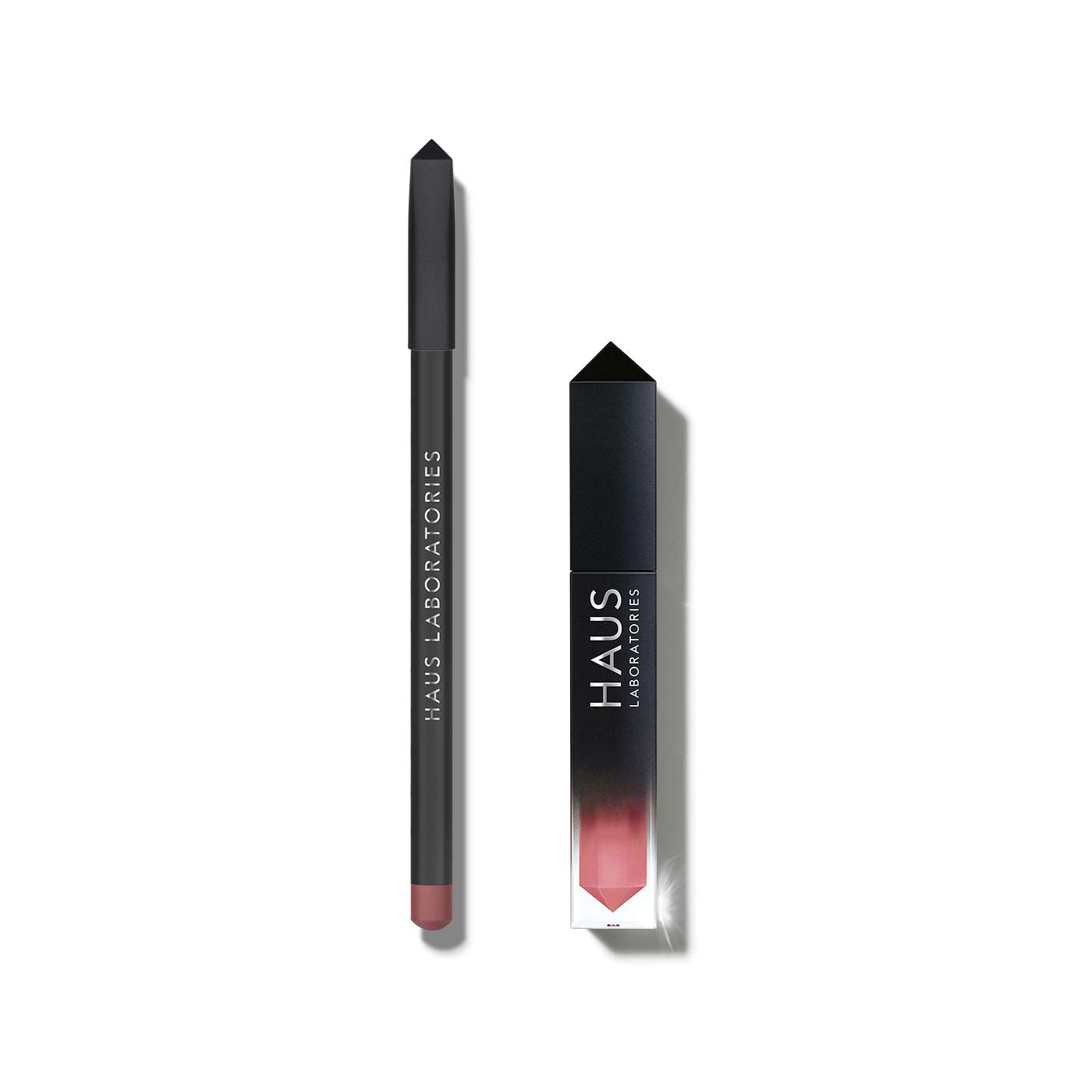 HAUS LABORATORIES by Lady Gaga: LIP SYNC SET | ($34 Value) Lip Gloss & Lip Liner Kit, Longwearing High-Shine and Matte Duo Available in 6 Colors, Vegan & Cruelty-Free | 2-Piece Value Set