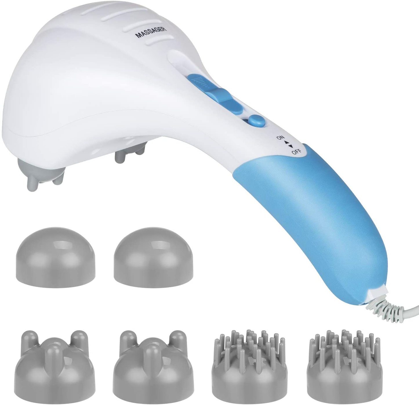 Handheld Deep Tissue Percussion Double Head Electric Full Body Massager  