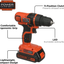 BLACK+DECKER BDINF20C 20V Lithium Cordless Multi-Purpose Inflator (Tool Only) with BLACK+DECKER LDX120PK 20V MAX Cordless Drill and Battery Power Project Kit