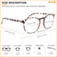 IBOANN 3 Pack Blue Light Blocking Glasses Women/Men, Round Fashion Retro Frame, Vintage Fake Eyeglasses with Clear Lens