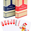 Teskyer Large Print Playing Cards, Poker Size Jumbo Index Deck of Cards, Linen Finish Surface, 2 Pack(Blue and Red)