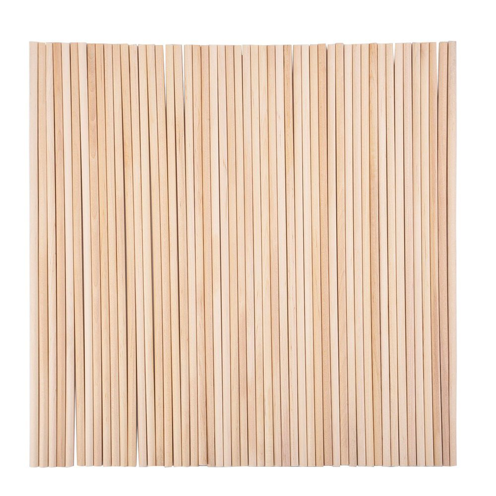 Perfect Stix - WED120-50 Wooden Lollipops and Cake Dowel Rod, 1/4" Diameter x 12" Length (Pack of 50)