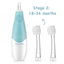 Papablic BabyHandy Sonic Electric Replacement Brush Heads (18-36 Months), 2 Count