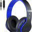 6S Wireless Bluetooth Headphones over Ear, Hi-Fi Stereo Foldable Wireless Stereo Headsets Earbuds with Built-In Mic, Volume Control, FM for Phone/Pc (Black & Gold)